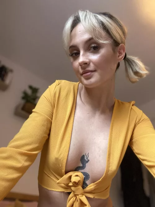 Pigtails and perky tits ready for my date