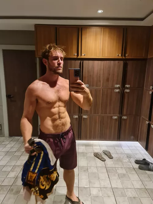 spa after workout is the best !