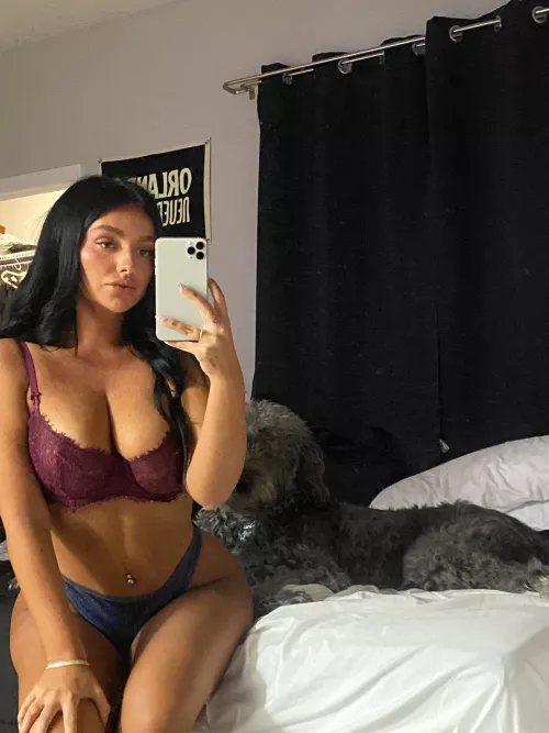 Take my clothes off and get in bed with me