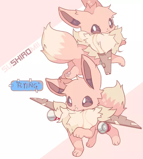 The New Flying Type Eeveelution - Art by Me :)