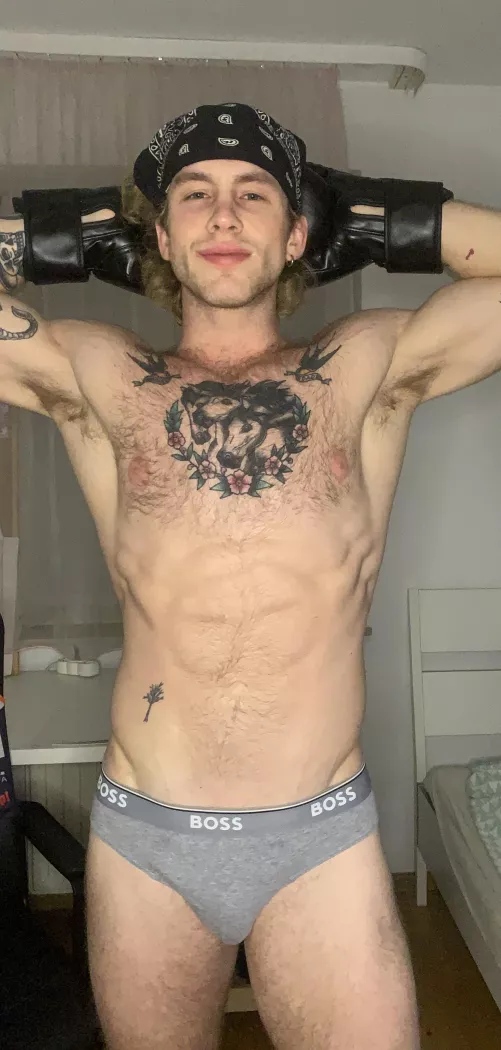 We can cuddle after I finish my boxing session