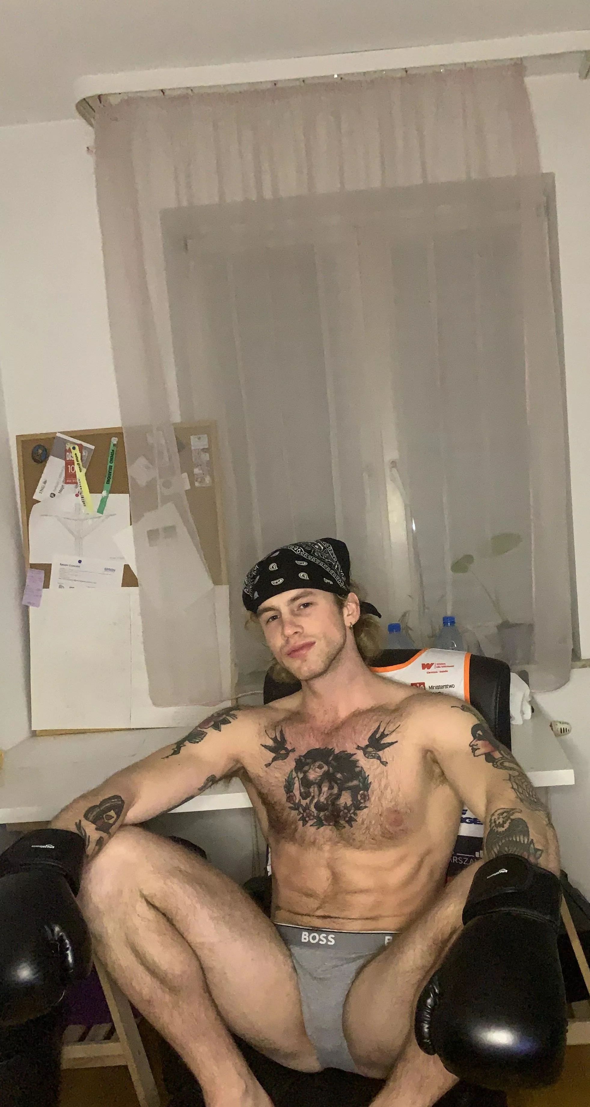 We could have a sword fight later