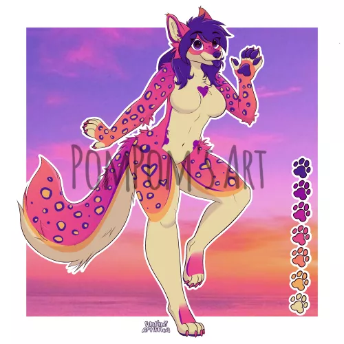 💜🌆Adopt / Wolf $40 (PayPal only) PM me! Base by me