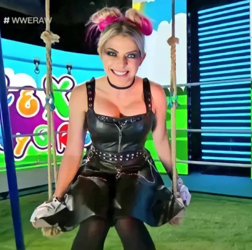 Alexa Bliss Big Boobs Showing in her Playground ❤🥵