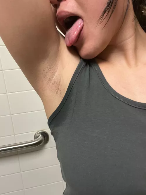 All wet after a workout and the sauna. Do you want a taste?