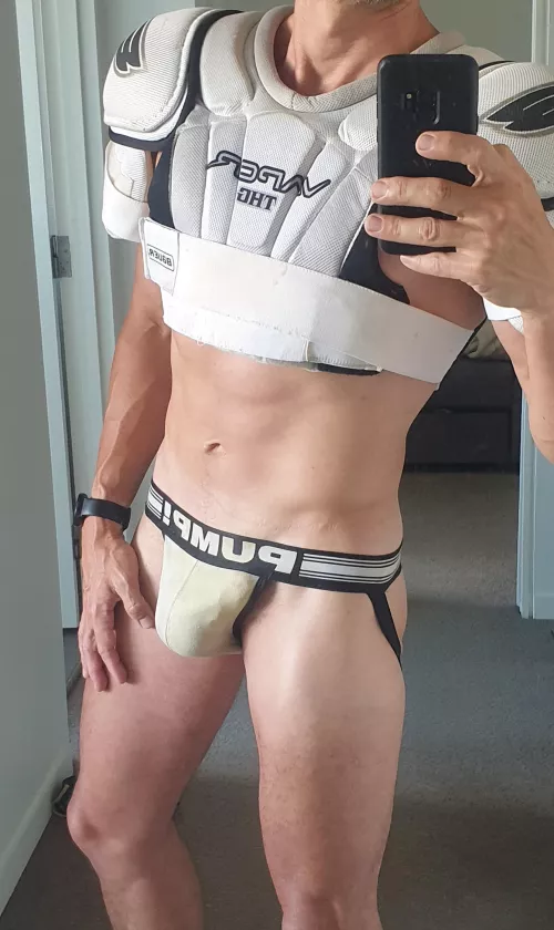 Anyone into sweaty hockey jockstraps?
