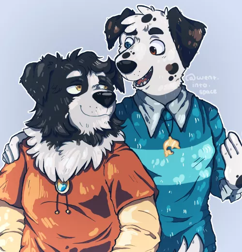 Bluey characters in my style pt.2, since someone requested it :)