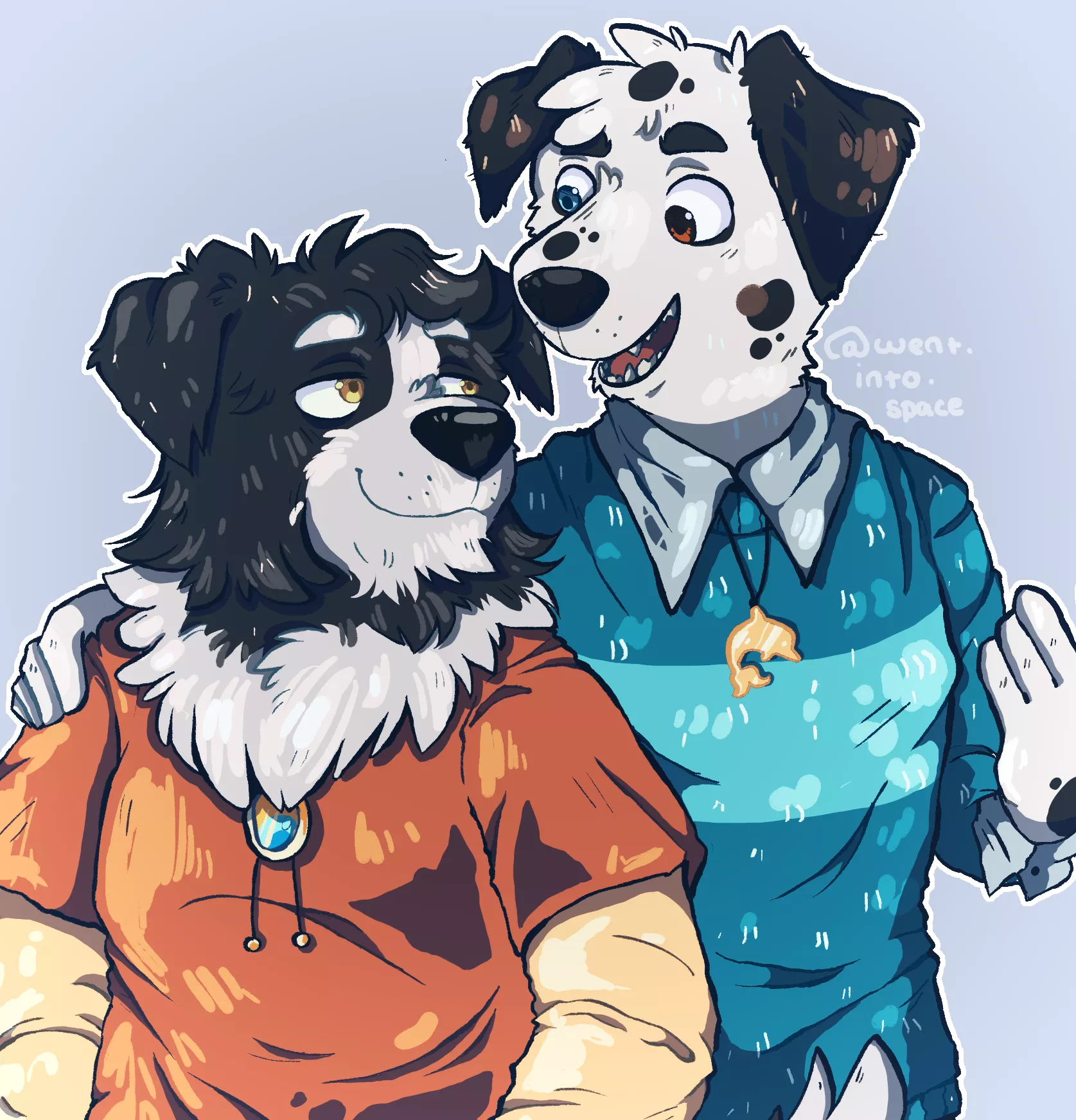 Bluey characters in my style pt.2, since someone requested it :)