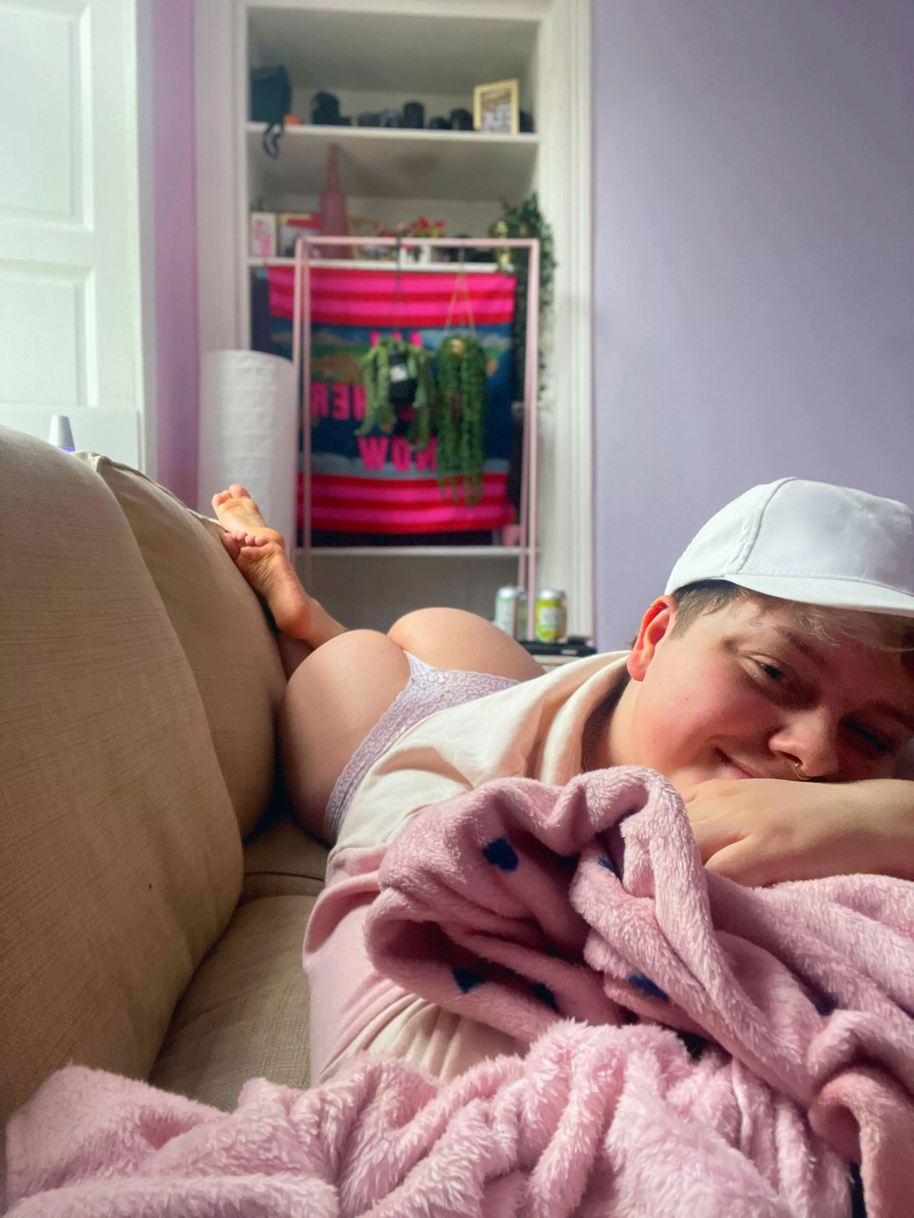 come snuggle on the couch with me? 🥺