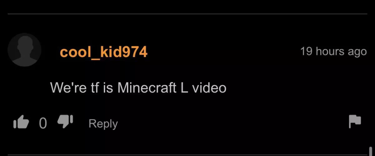 Get this man his minecraft video