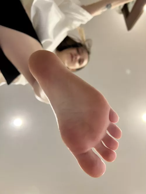 How long have you been dreaming of me stepping on you?☺️