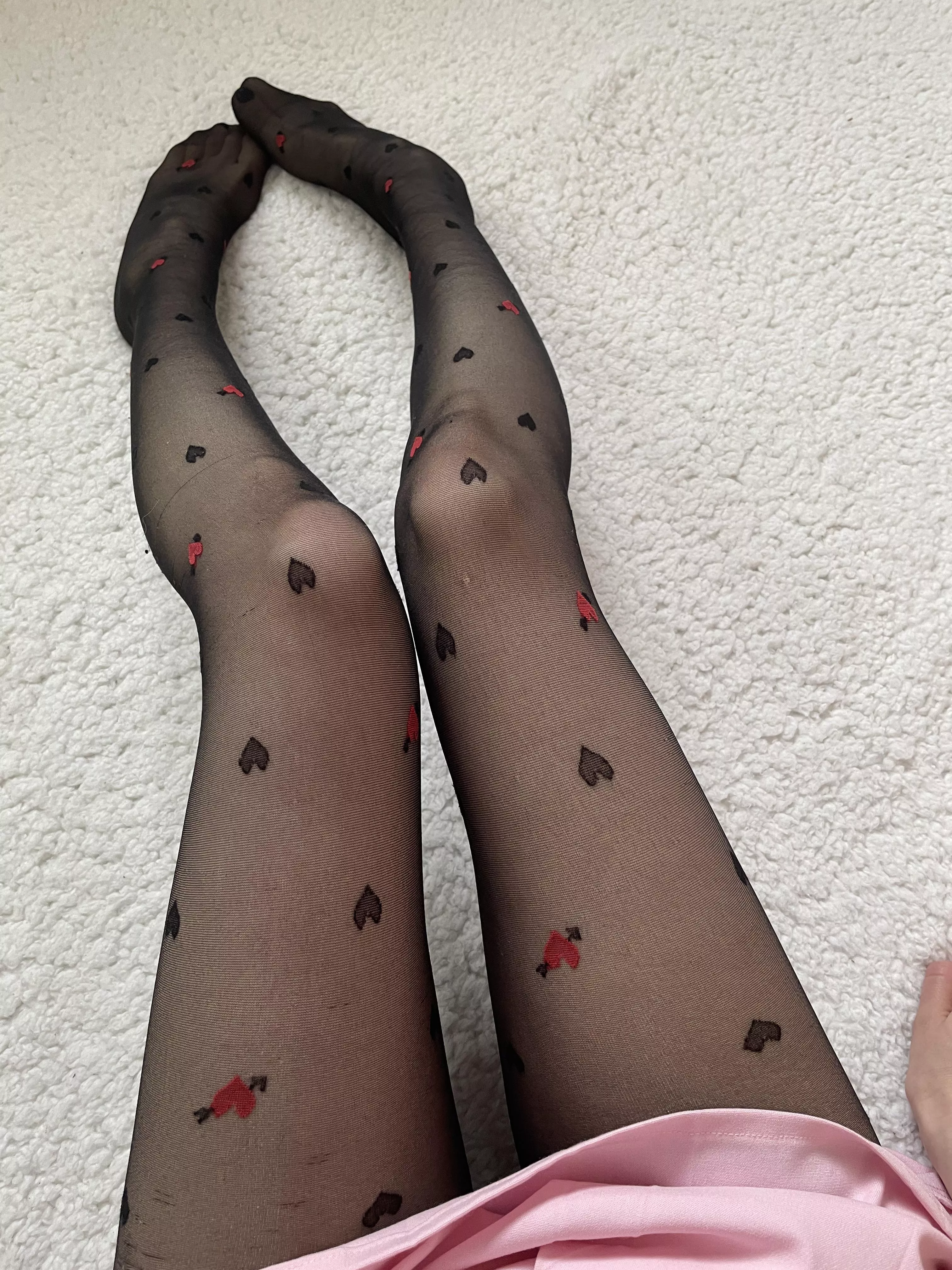 Love this tights with lil hearts