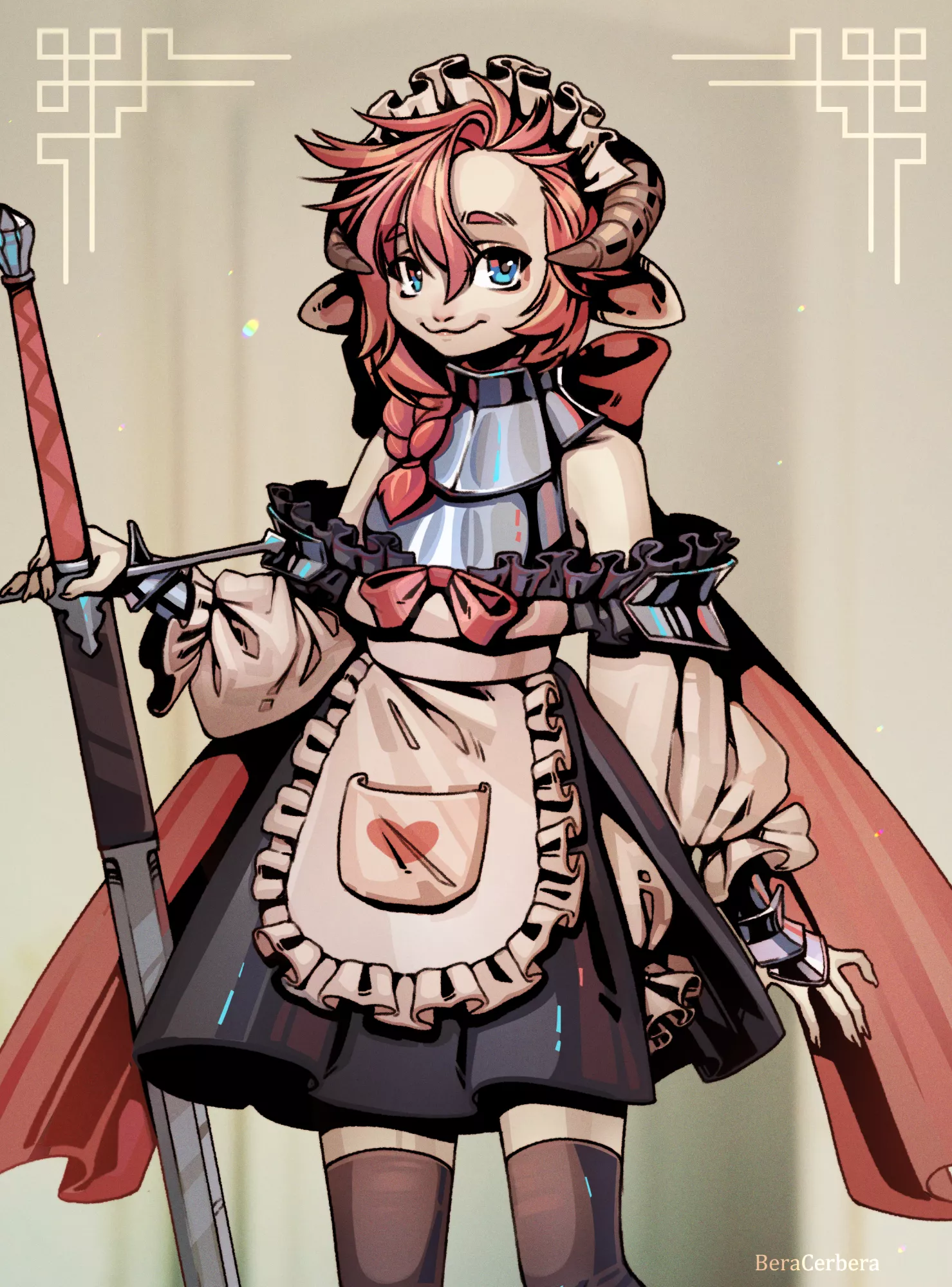 Maid Knight (art by me)