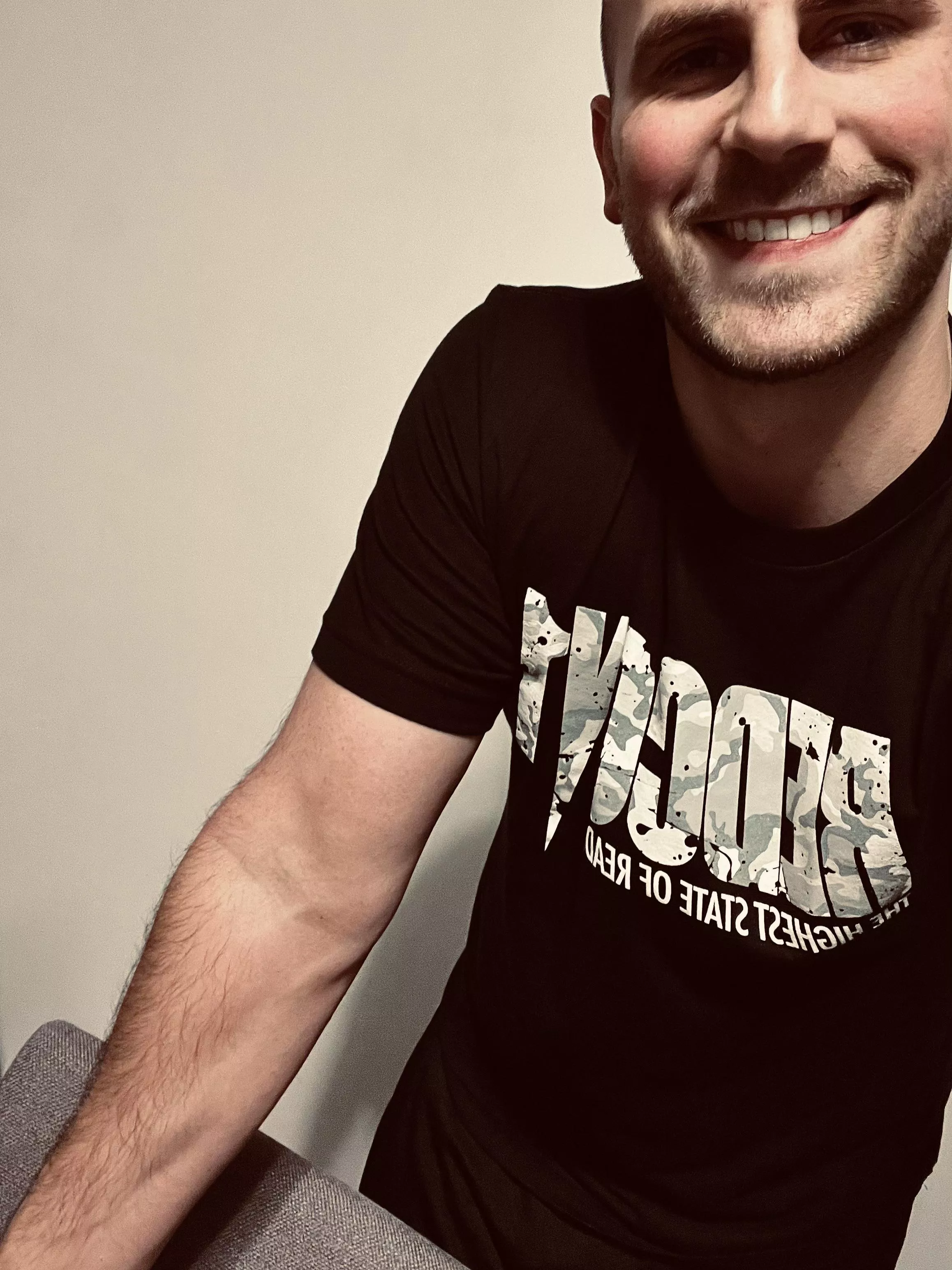 POV you staring at my forearm as I pull your chair out for you to sit