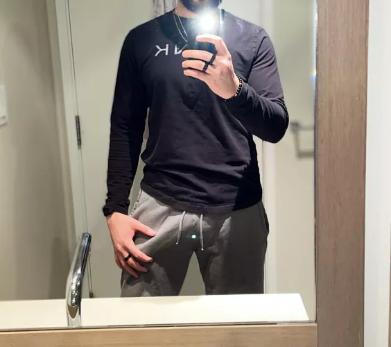 Pull down my shorts and get to work