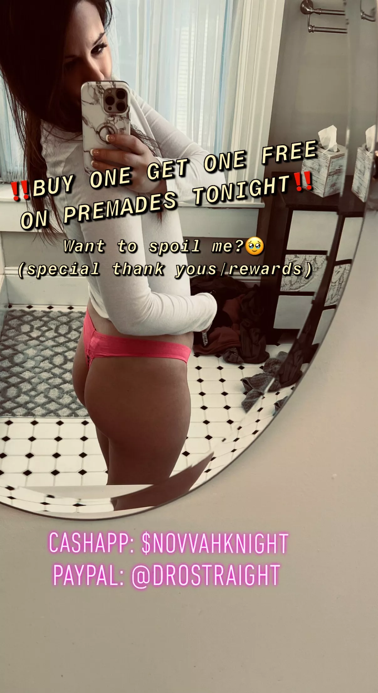 S elling] let me take care of you...😏😉 I OFFER...CUSTOMS🖤LIVE SEXTING🖤PREMADES🖤GIRLFRIEND EXERIENCE🖤PANTIES& MORE! K!K: NovahKnight SNAPCHAT: novvahknight TEL: novahknight1005 🖤😏