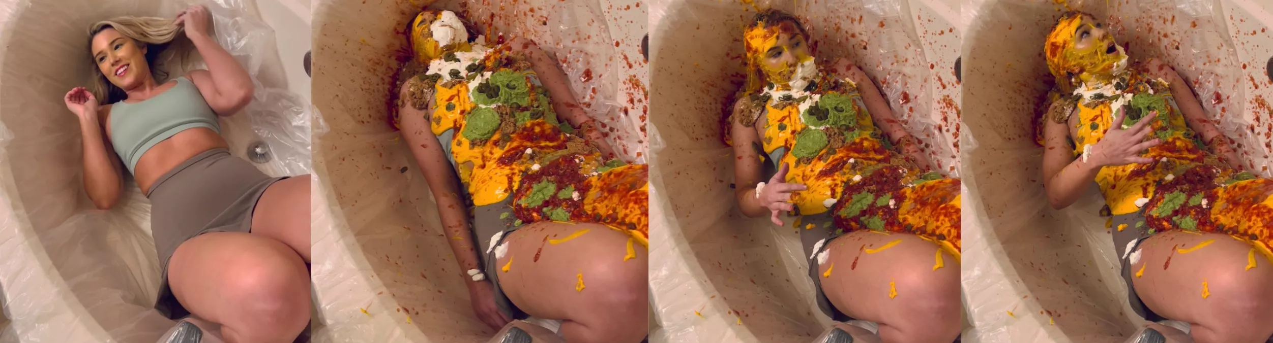 Scarlett becomes human nachos