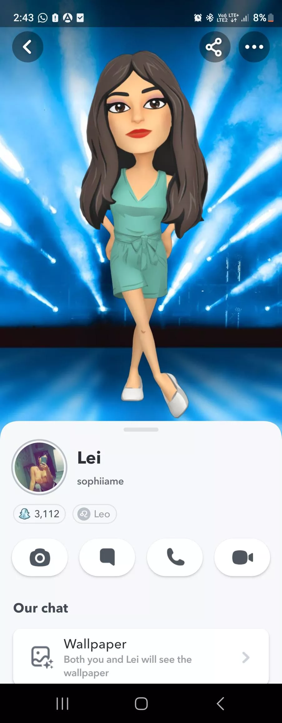 She’s free add her sophiiame
