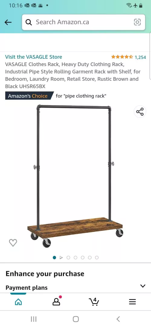 storage idea for closet, perfect for renters who cant modify the home