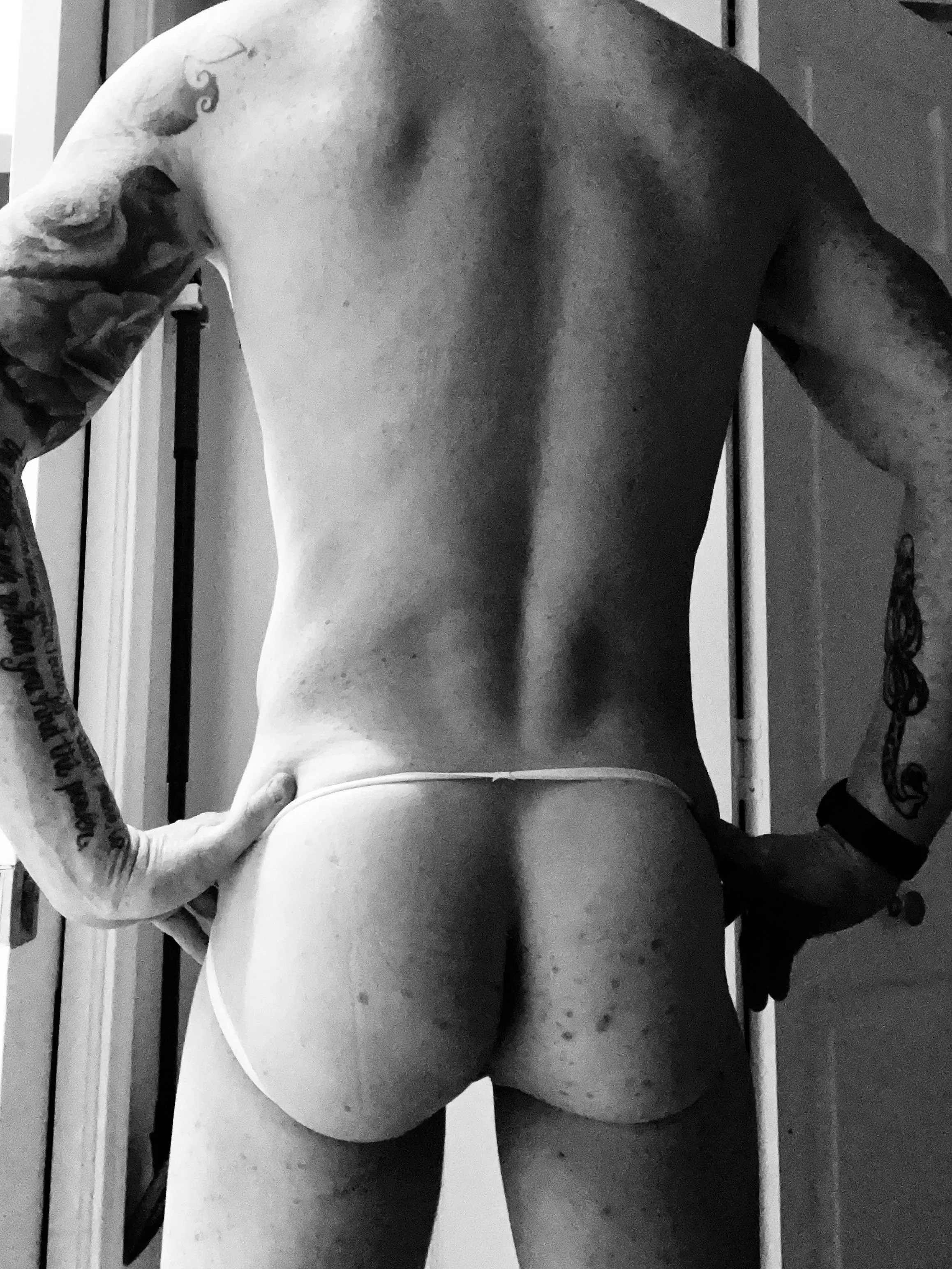 Teeny little jock strap