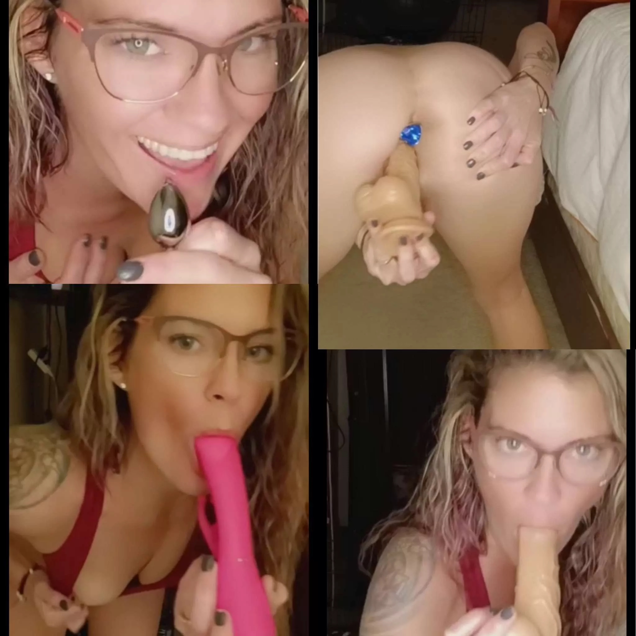 There's nothing more hot than watching someone cum to me filling my slutty holes!