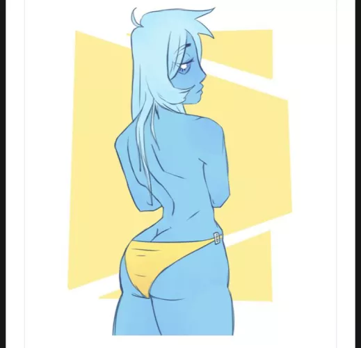 Thick blue (clown alien draws)