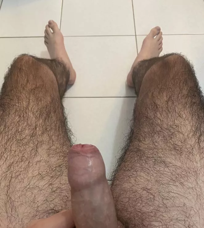 thoughts on this uncut dick and hairy legs?
