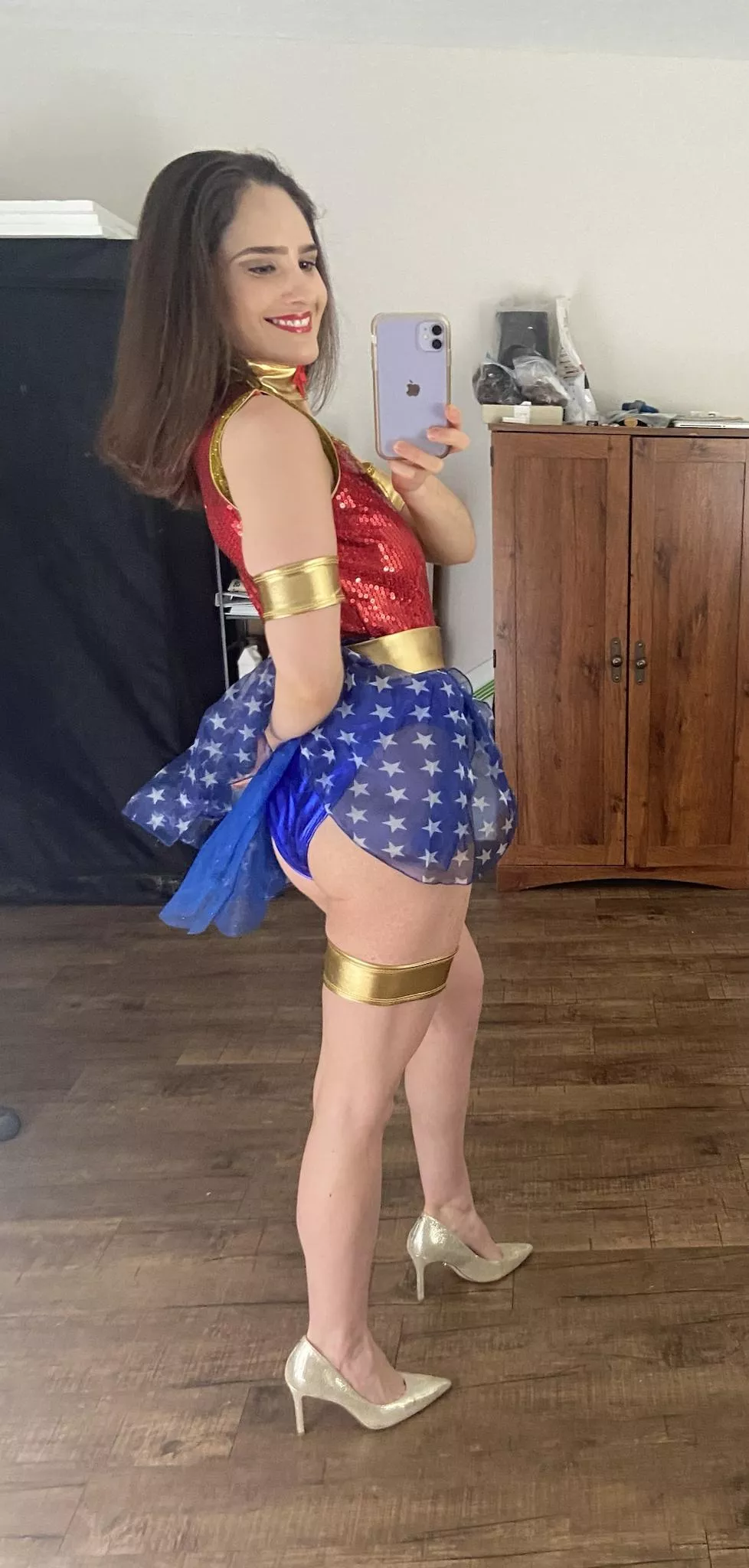 Wonder Woman in golden armor