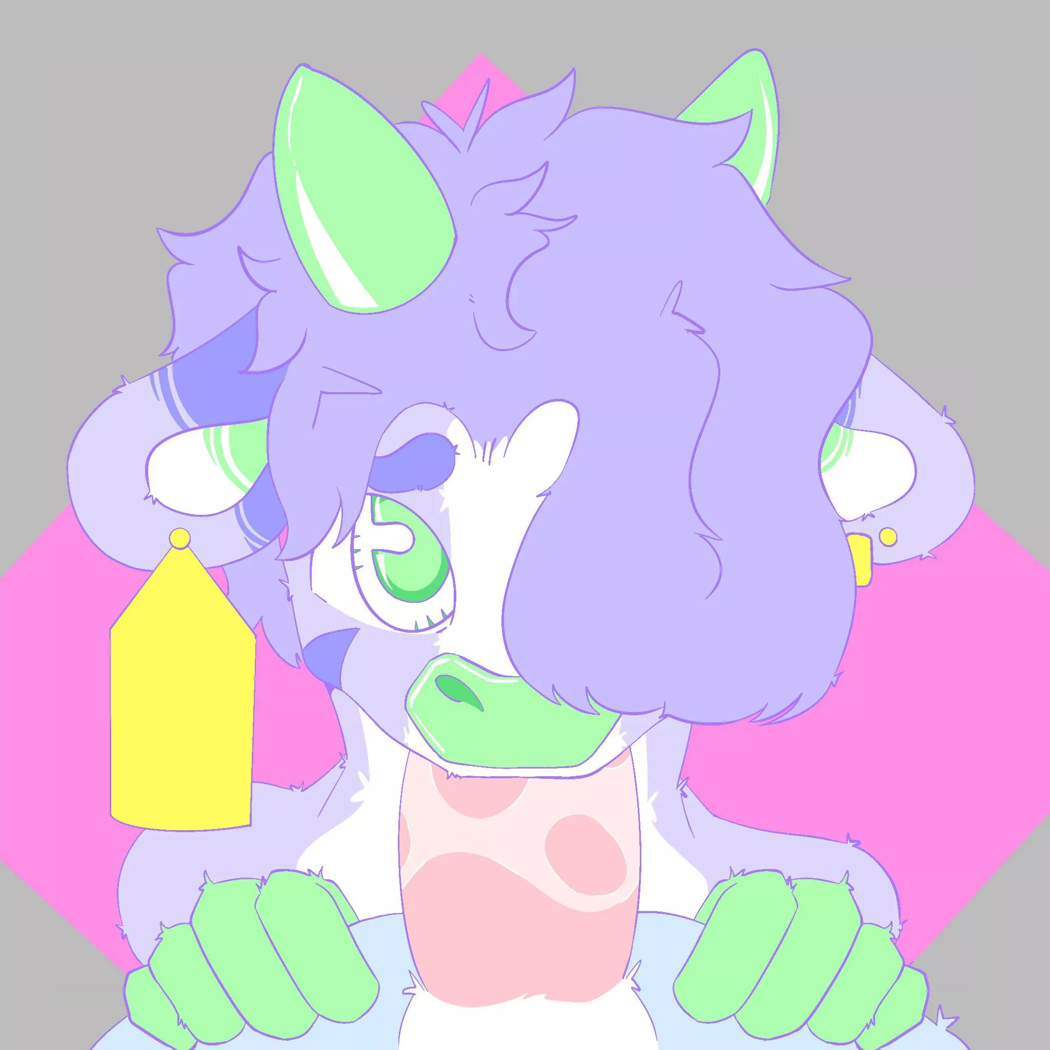 Would you let him have a little suck~ (art by me)