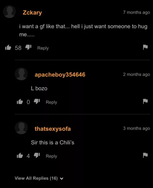 Bro just wanted a hug