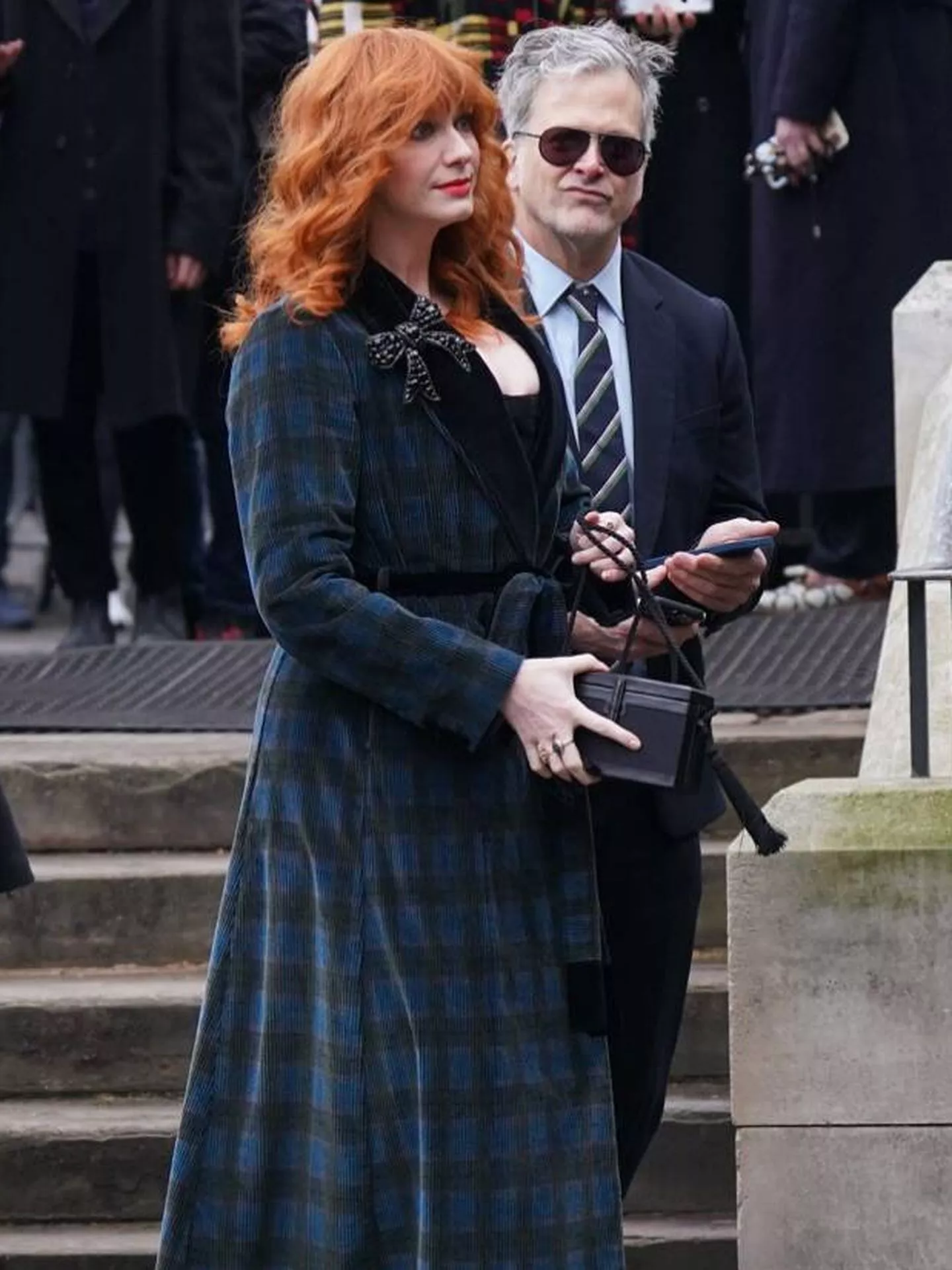 Christina Hendricks today in London