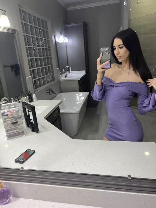 Date night tonight, I have a strong feeling he’s gonna get to see what’s underneath