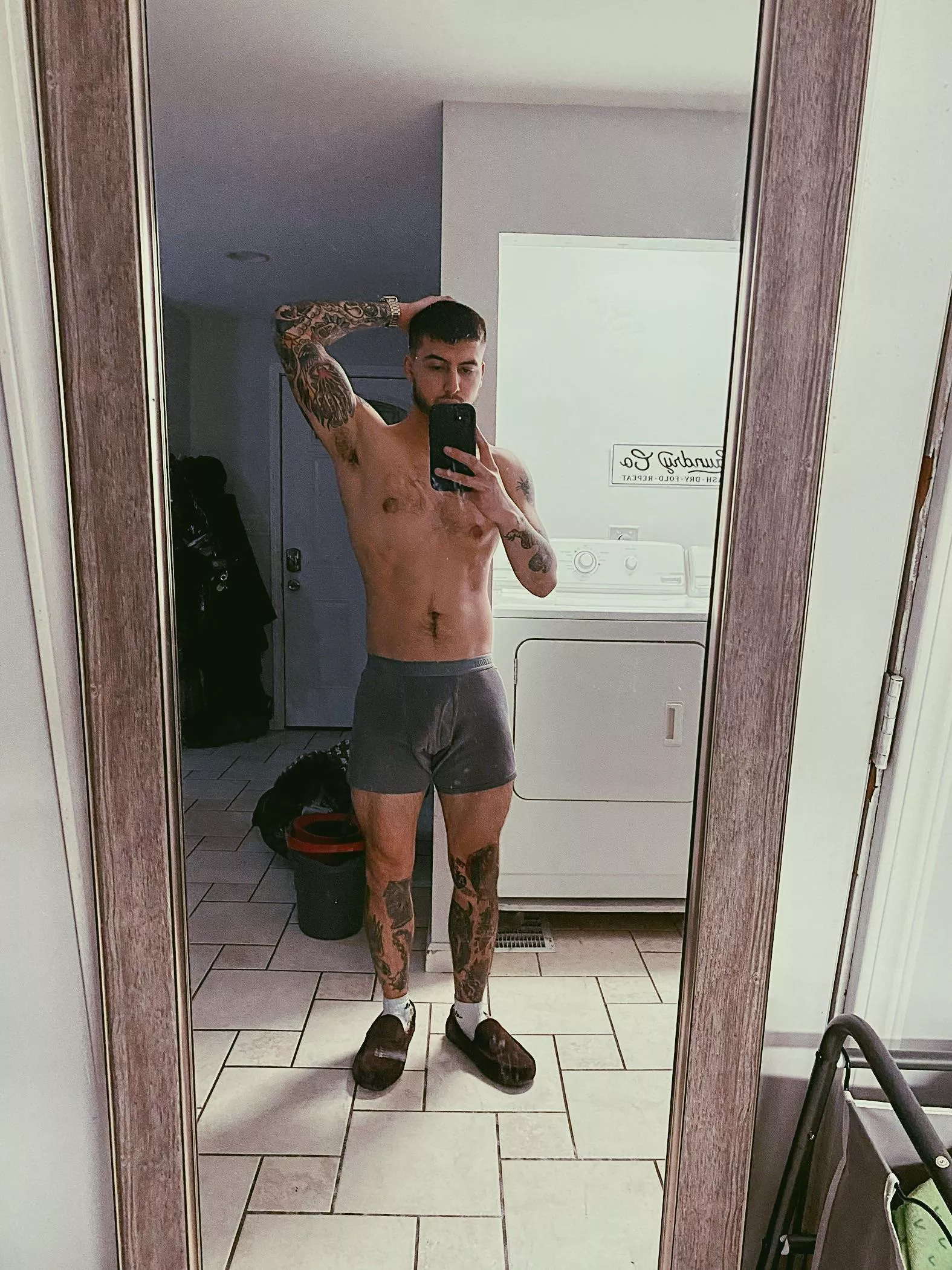 Dirty mirror, dirtier mind ;)