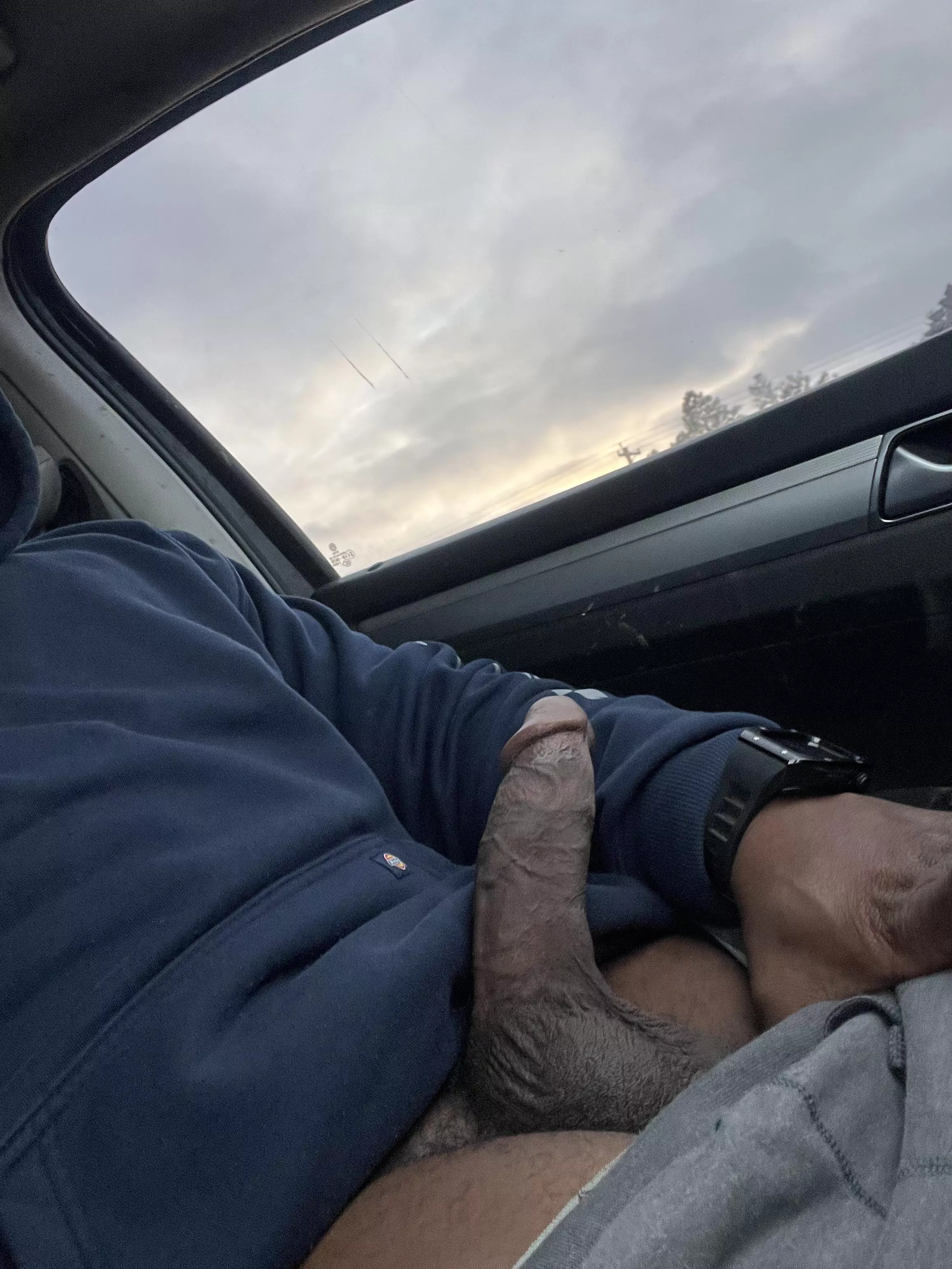 Driving with a semi!