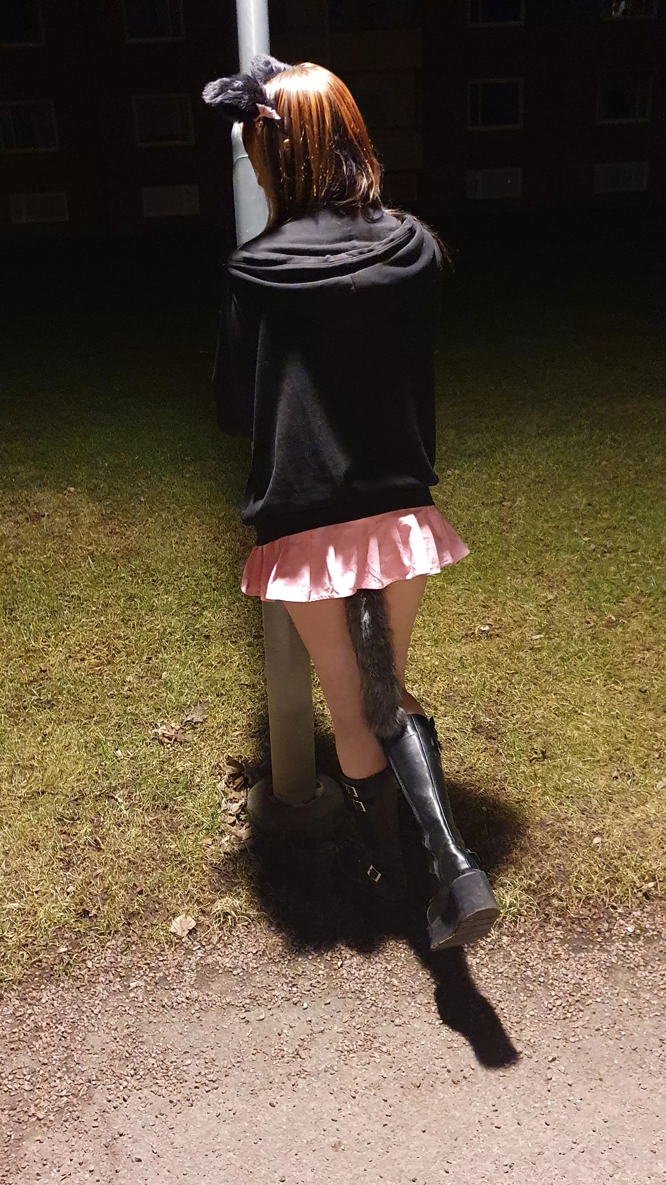 First time out with tail