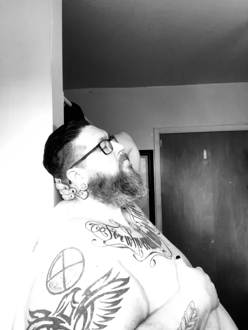 Fresh out the shower the sun feels good!