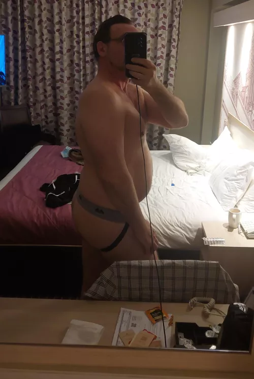 getting the shape back in this arse to dare wearing a jock again