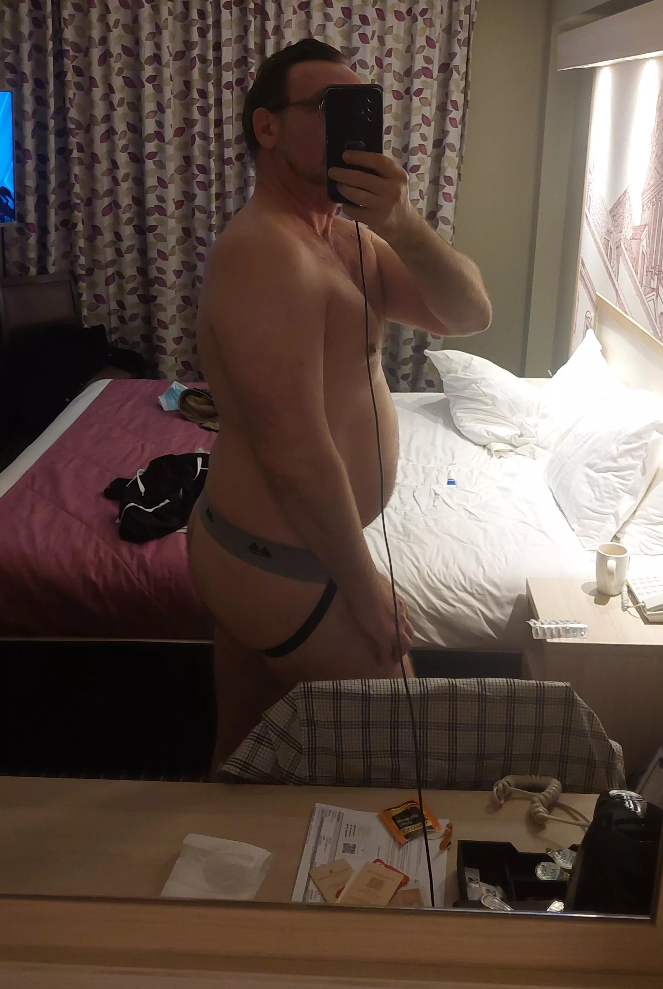 getting the shape back in this arse to dare wearing a jock again