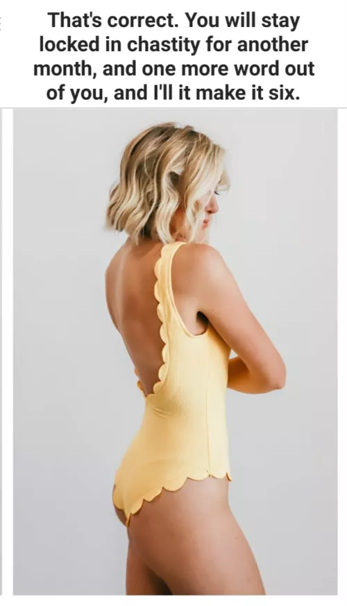 I didn't speak for a month.