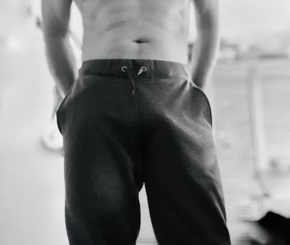 I hear there’s something about grey sweatpants?