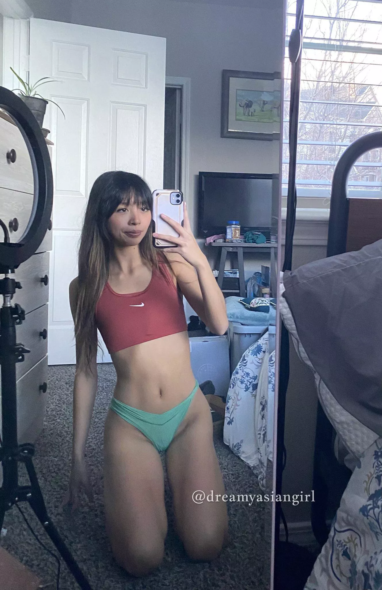 I’m light, so I go on top :)