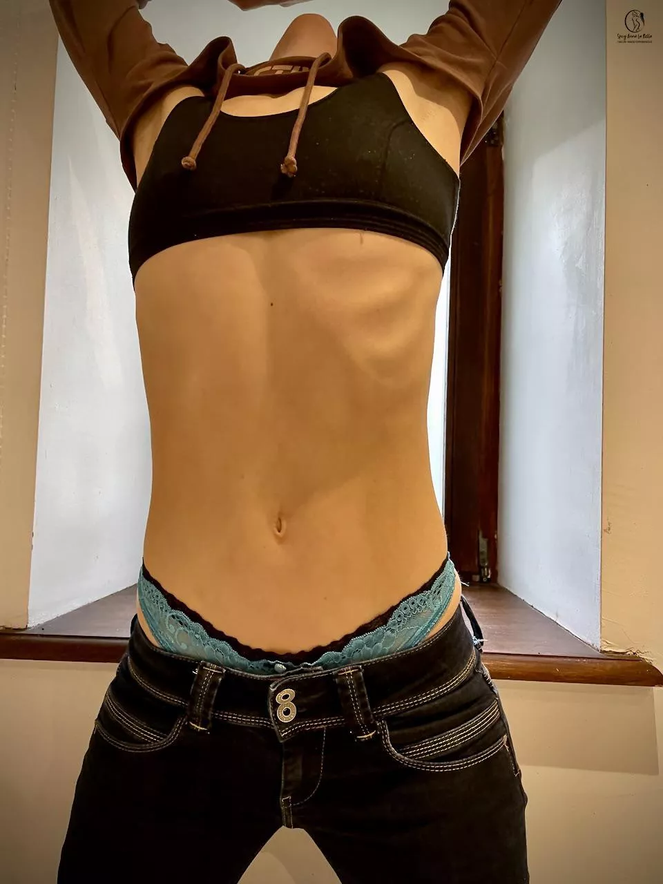 Jeans and panty bluetones