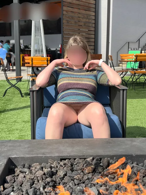 Just casually sitting