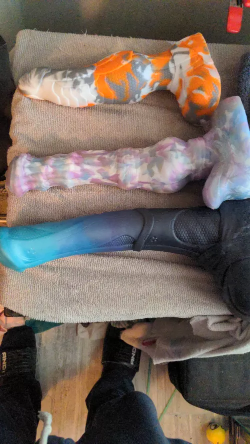 Large Seraphina came in! Next to L Bishop and XL Vector