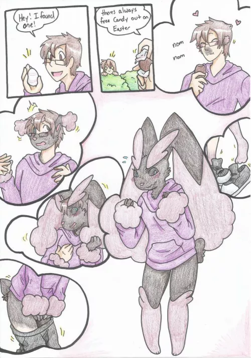 Lopunny Tf - RaiinbowRaven (M human -> F Lopunny)