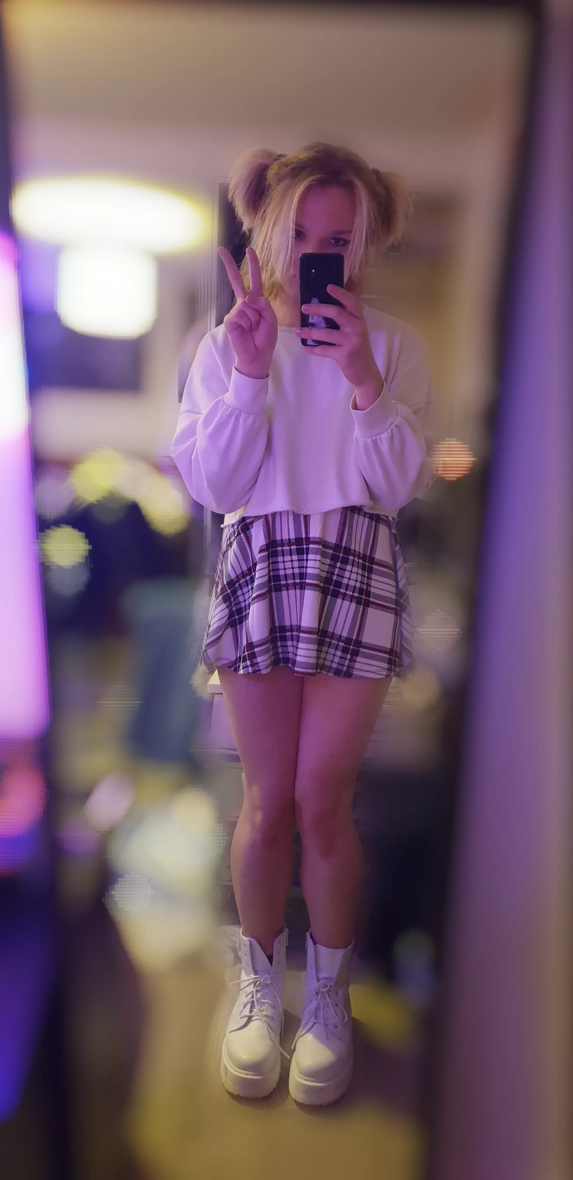 my supply of plaid skirts is endless