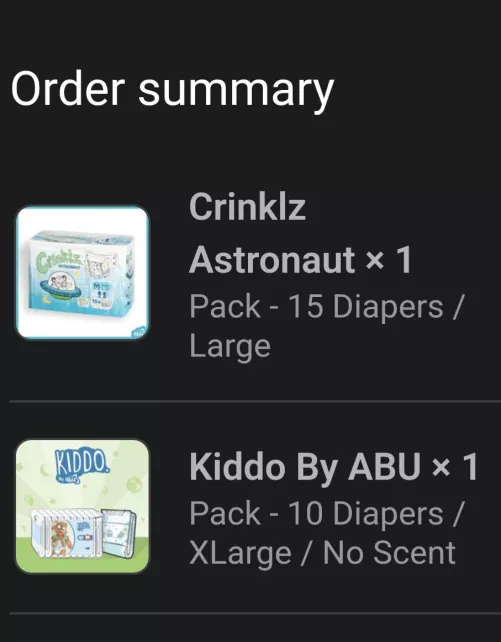 New Diapers!! Now we wait until Monday :<