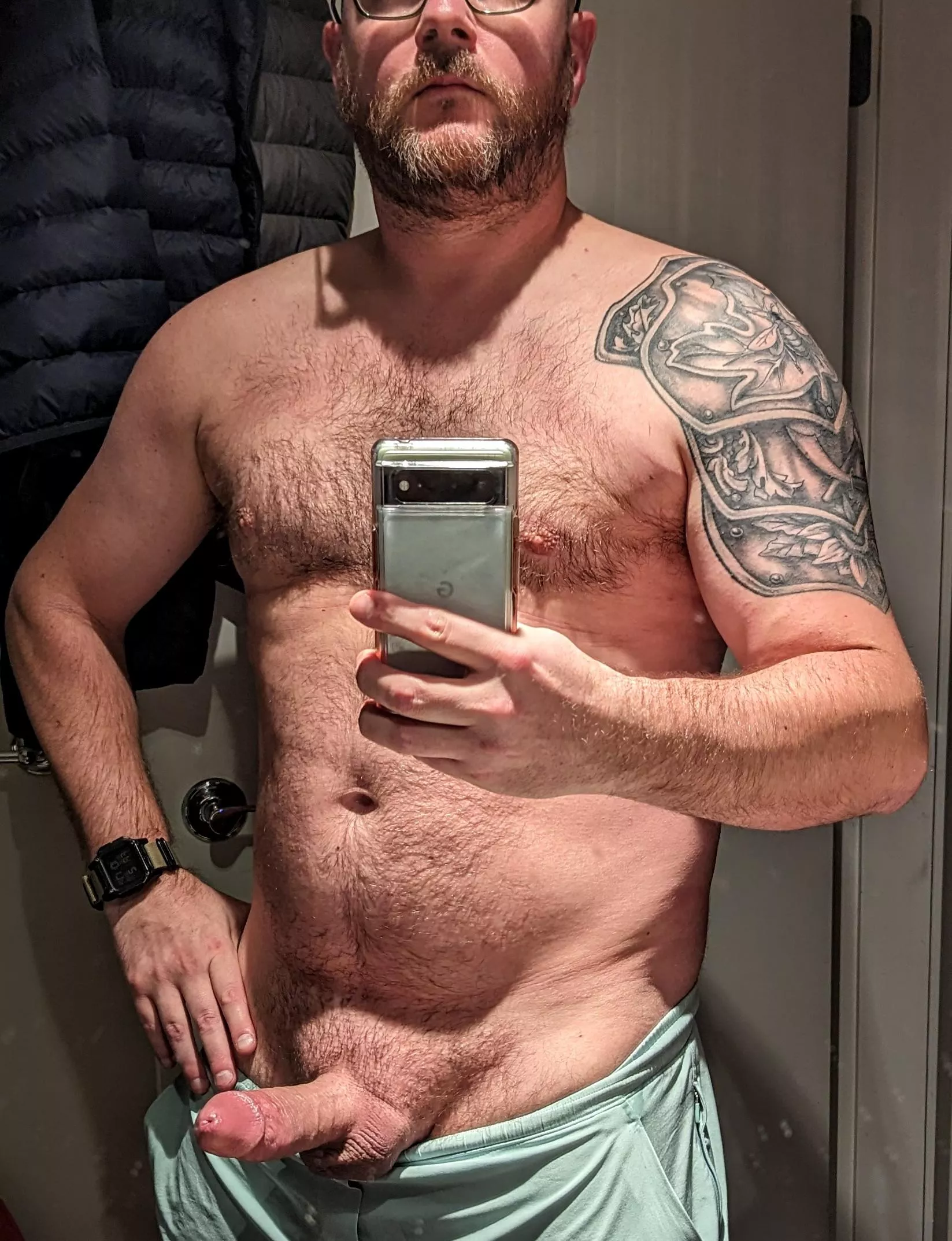 Only made it this far with getting dressed