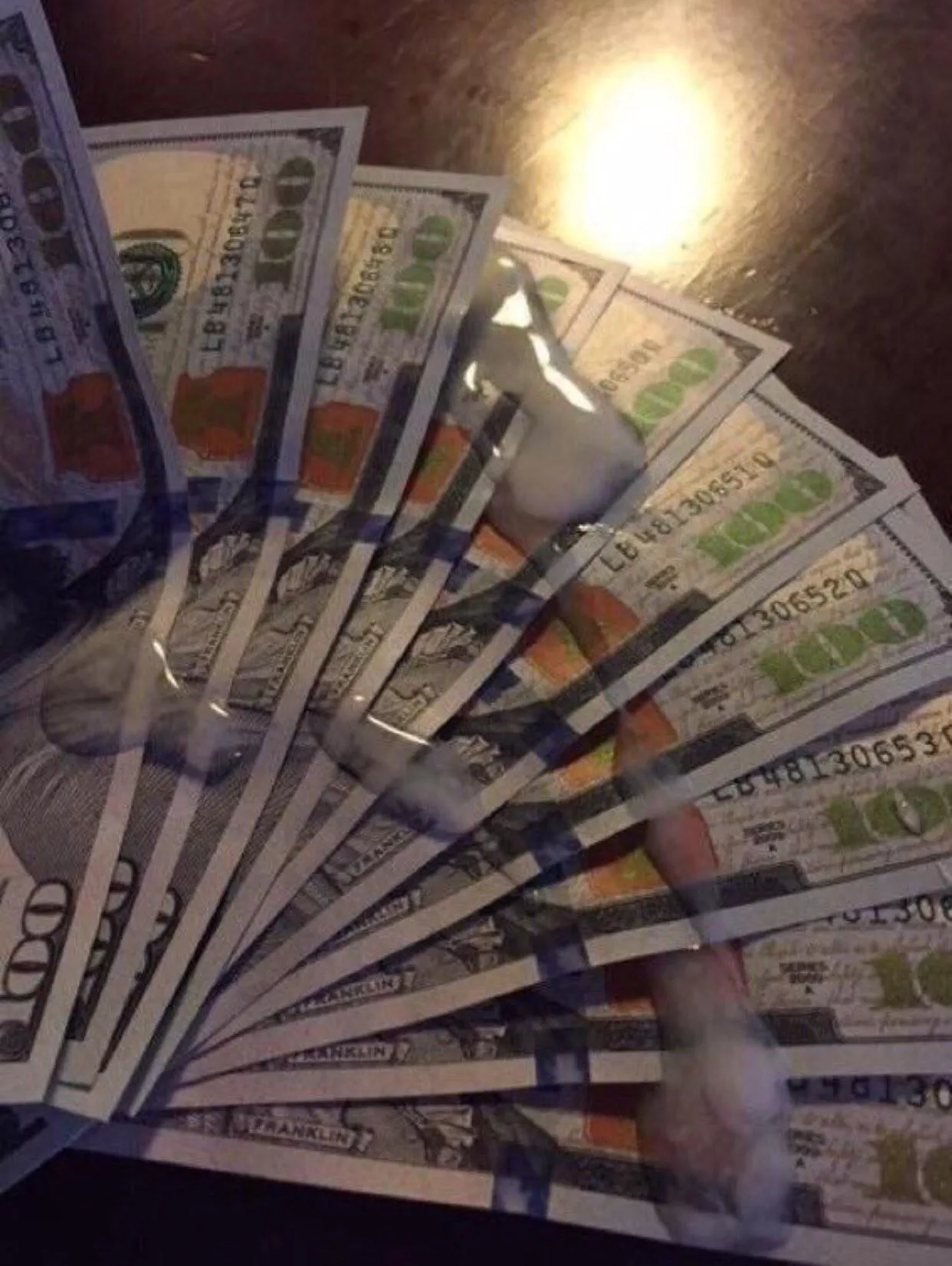 [Proof] Cum on dollarbills! 💦💦