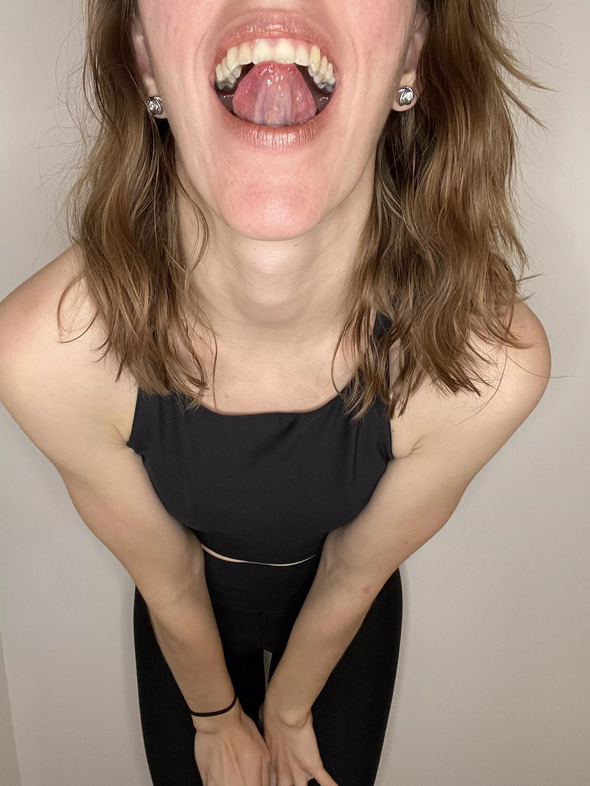 Ready to use my tongue on something hard